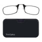 Buy now ThinOptics unisex-adult Reading Glasses + Black Universal Pod Case | Black Frames, 2.00 Strength Readers Black Frames / Black Case, 44 mm at indiglob india