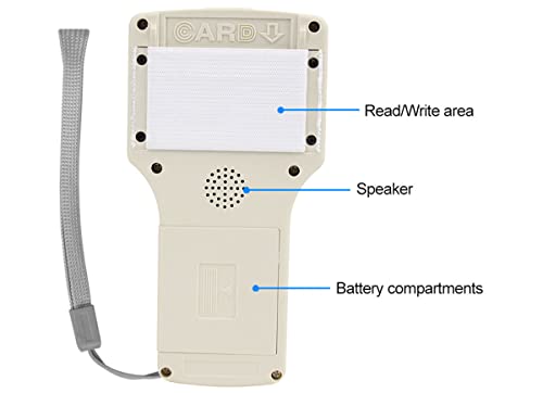 Buy now English 10 Frequency RFID NFC Card Copier Reader Writer for IC ID Cards and All 10pcs 125kHz Cards+10pcs ID 125kh Key Fobs+10pcs 13.56mhz UID Key +1USB at indiglob india