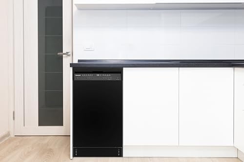 Buy now Honeywell 18 Inch Dishwasher with 8 Place settings, 6 Washing Programs, Stainless Steel Tub, UL/Energy Star- Black at indiglob india