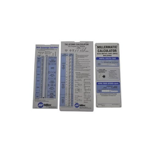 Buy now Miller 043125 MIG, TIG, Stick, 3-Pack Calculators at indiglob india