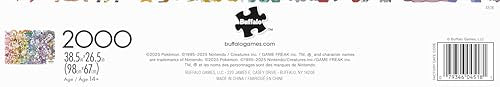 Buy now Buffalo Games ƒ?? 2000 Piece Pok??mon Silver Select Kanto 151 Jigsaw Puzzle Colorful Puzzle for Adults ƒ?? Precision-Cut Pieces, Beautiful Artwork, and Hours of Relaxing Fun at indiglob india