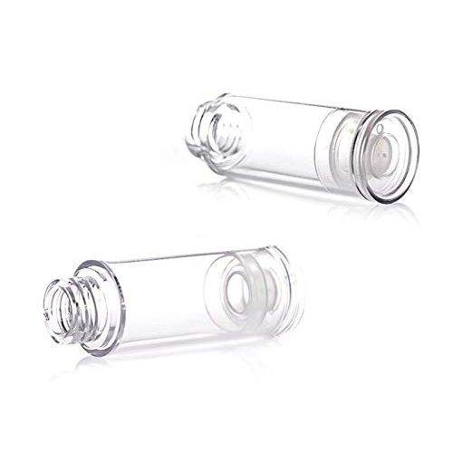 12PCS 10ML/0.34OZ Portable Plastic Empty Clear Airless Vacuum Pump Bottles Container Cosmetic Cream Lotion Vial Jars Make-up Liquids Sample Packing Storage Dispensing Tins - My Store