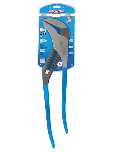 Buy now Channellock Tongue and Groove Pliers 480 BIGAZZ - Straight Jaw, 90° Teeth, Forged Steel - 20.25 in, 5.5 in Jaw at indiglob india