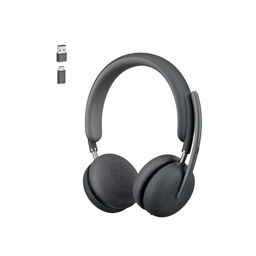 Buy now Logitech Zone 950 Premium Noise Canceling Headset with Hybrid ANC, Bluetooth, USB-C, USB-A, Certified for Zoom, Google Meet, Google Voice, and Fast Pair - Graphite at indiglob india
