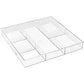 Whitmor 6-Section Clear Drawer Organizer