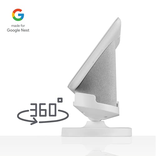 Buy now Wasserstein Adjustable Stand for Google Nest Hub (2nd Gen) - Made for Google (Chalk) at indiglob india