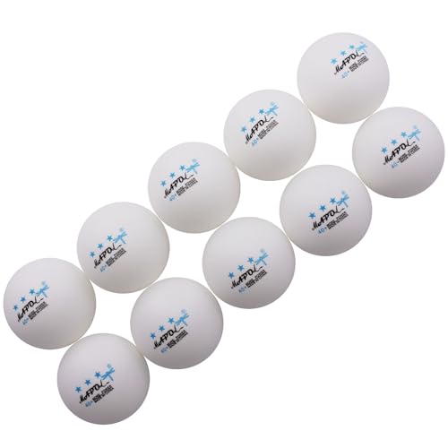 Buy now MAPOL 100 Pack White 3-Star Table Tennis Balls Advanced Training Ping Pong Ball at indiglob india