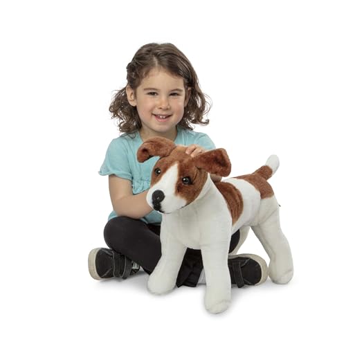 Buy now Melissa & Doug Giant Jack Russell Terrier - Lifelike Stuffed Animal Dog (Over 12 inches Tall) at indiglob india