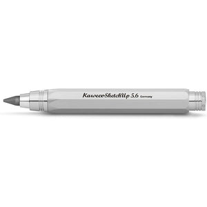 Kaweco SKETCH UP Clutch Pencil 5.6 mm 5B Satin Chrome with Lead Refill I Pencil 10.5 cm