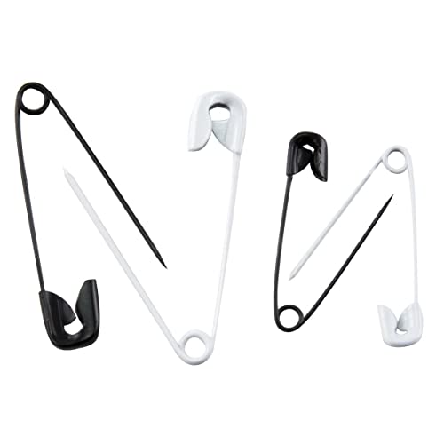 Buy now Singer Asst Black and White Professional Style Safety Pins, Multisize, 25-Count at indiglob india
