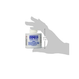 Dykem 80300 Steel Blue Layout Fluid, Brush-in-Cap (4oz)