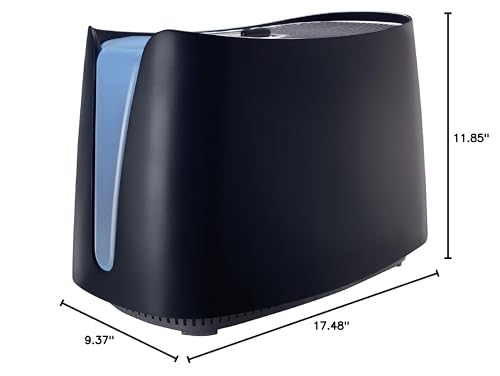 Buy now Honeywell Cool Moisture Humidifier For Bedroom, Medium Rooms, 1.1 Gallon, Invisible Moisture Humidifier for Baby, Kids, Quiet, Easy to Clean, UV Technology, Black, HCM350B at indiglob india