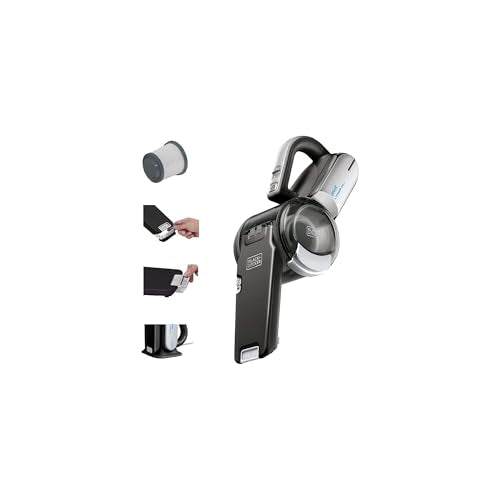 Buy now BLACK+DECKER dust buster PIVOT VAC Handheld Vacuum Cordless, Car Vacuum Portable Rechargeable, Extendible Crevice Tool and 200 Degree Pivoting Nozzle, Strong Suction, Lightweight (BDH2000PL) at indiglob india