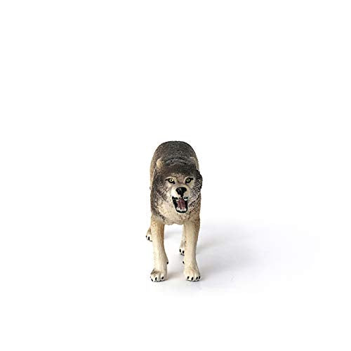 Buy now Schleich Wild Life Realistic Prowling Gray Wolf Figurine - Durable North American Forest Animal Figure for Kids, Perfect Toy for Fun and Imaginative Adventures, Gift for Boys and Girls Ages 3+ at indiglob india