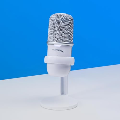 Buy now HyperX SoloCast – USB Condenser Gaming Microphone, for PC, PS4, PS5 and Mac, Tap-to-Mute Sensor, Cardioid Polar Pattern, great for Streaming, Podcasts, Twitch, YouTube, Discord,Black at indiglob india