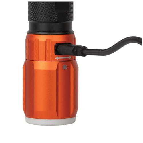 Buy now Klein Tools 56412 Rechargeable LED Flashlight with Flood Light, 500 lumens, USB-C Rechargeable, Pocket Clip, Magnet, for Professional Work at indiglob india