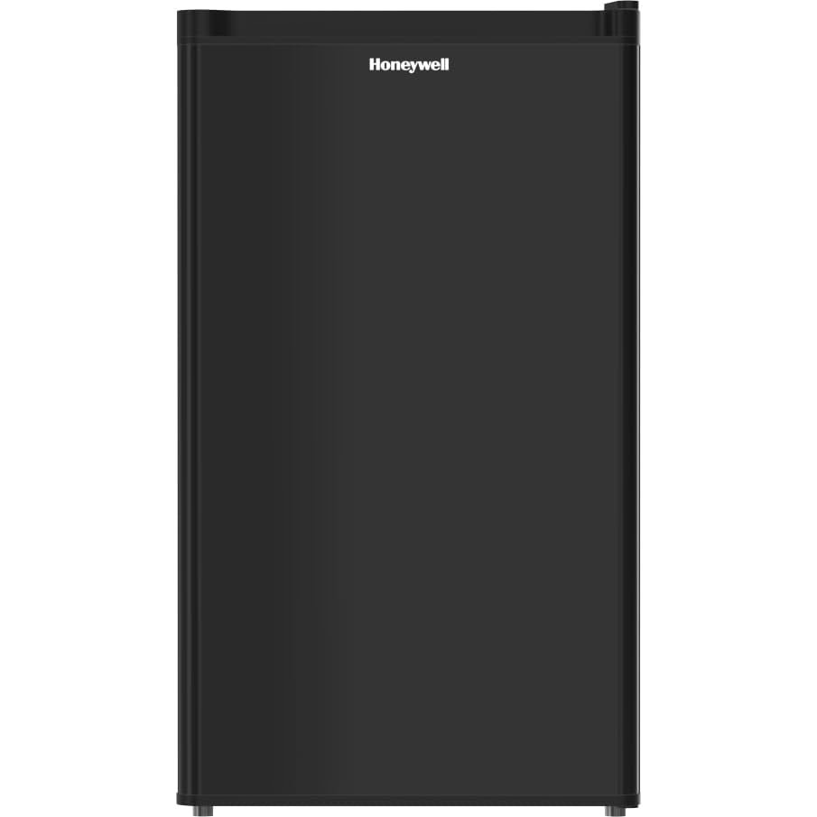 Buy now Honeywell Compact Upright Freezer, 3 Cubic Feet, Single Door Upright Freezer with Reversible Door, for Home, Dorms, Apartment, Office- Black at indiglob india