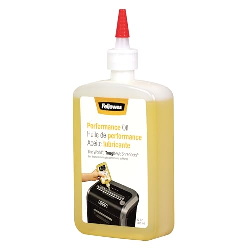 Buy now Fellowes Powershred Performance Shredder Oil, 12 oz. Extended Nozzle Bottle (35250) at indiglob india