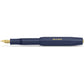 Kaweco CLASSIC SPORT Fountain Pen Black with 23 Carat Gold-Plated Steel Nib and Iridium Tip for Ink Cartridges I Sport Fountain Pen 13 cm I Nib: B (Broad)