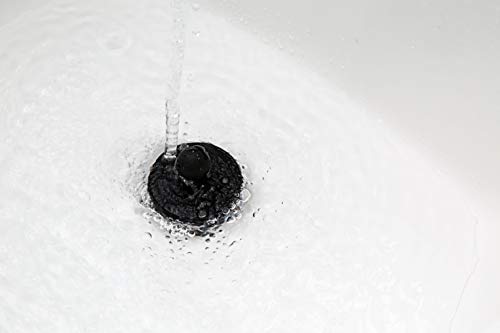 Buy now StopShroom Tub 2 Pack Universal Stopper for Bathtub and Bathroom Sink Drains, Black Plug 2pk, 2 Count at indiglob india