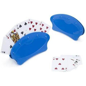 Brybelly Set of 2 Hands-Free Playing Card Holders with Tabletop Stand | Holds Up to 15 Poker Cards | for Kids, Little Hands & Arthritis - My Store