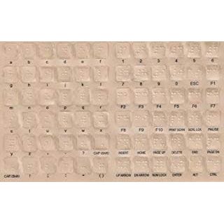 Braille Keyboard Stickers for the Blind and Visually Impaired
