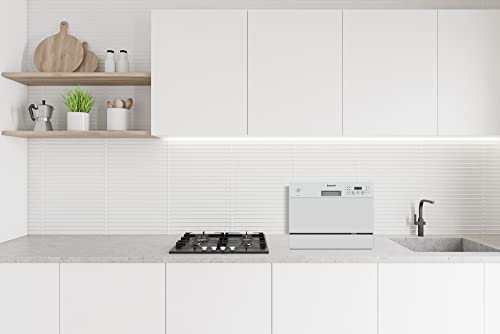 Buy now Honeywell Countertop Dishwasher with 6 Place settings, 6 Washing Programs, Stainless Steel Tub, UL/Energy Star- Stainless Steel at indiglob india