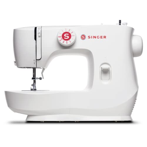 Buy now SINGER MX60 Lightweight & Portable Sewing Machine with Accessory Kit & Foot Pedal | 57 Stitch Applications, LED Light & 4-step Buttonhole | Great for Crafts & Mending at indiglob india