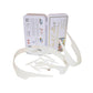 Buy now Slick Collar Shirt Collar Support System set with 3 adjustable, 10 premium Collar Stays & a Durable tin Travel EDC Box in White at indiglob india