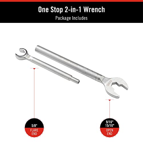Buy now RIDGID 27023 Model 2002 One Stop 2-in-1 Wrench for Angle Stops, Straight Stops, and Compression Couplings at indiglob india