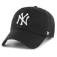 Buy now MLB New York Yankees '47 Brand Clean Up Adjustable Cap, One Size, Black at indiglob india