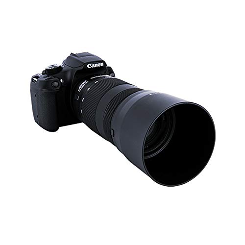 Buy now JJC Reversible Lens Hood Shade for Canon EF 70-300mm f/4-5.6 is II USM Replaces Canon Lens Hood ET-74B, with Button to Lock or Release at indiglob india