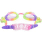 Bling 2o Girls' Swimming Goggles (Ages 3+) UV Protection Latex-Free 100% Silicone Material Anti-Fog Adjustable Nose Piece