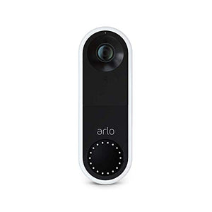 Buy now Arlo Essential Wired Video Doorbell - HD Video, 180° View, Night Vision, 2 Way Audio, Direct to Wi-Fi No Hub Needed, Wired, White – AVD1001 (Renewed) at indiglob india