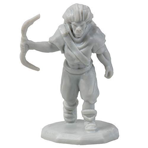 Buy now 28 Paintable Fantasy Mini Figures- All Unique Designs- 1" Hex-Sized Compatible w DND Dungeons Dragons, Pathfinder, RPG Tabletop Games- Features Goblins, Orcs, Gnolls, Skeletons & More at indiglob india