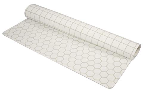 Buy now Double-Sided Role Playing RPG Game Mat- Reversible Silicone Battle Matte Grid w Hexes and Squares- XL 20"x20"-Foldable, Rollable, Wet Eraseable - Made for D&D Dungeons Dragons, Pathfinder and More at indiglob india
