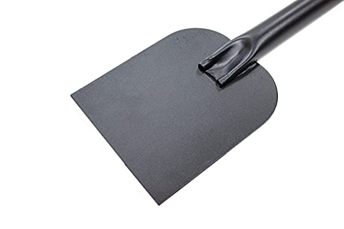 Buy now Bully Tools Heavy Duty Ice Scraper with D-Grip Handle - Steel Head and Floor Scraper with Long Handle for Driveway, 11-Gauge Steel Flat Head Shovel and Tool Ice Edging Shovel for Sidewalks, 46-inches at indiglob india