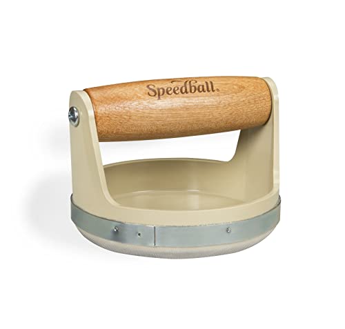Buy now Speedball Block Printing Baren - Comfortable Wooden Handle, Made in the USA - 4 Inches (4139) at indiglob india