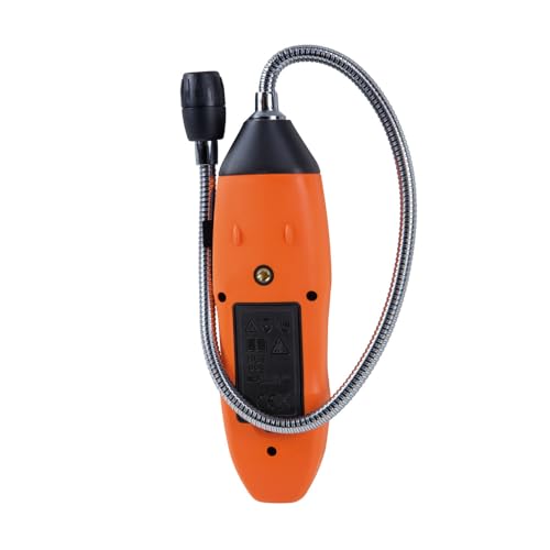 Buy now Klein Tools ET120 Gas Leak Detector, Combustible Gas Leak Tester with 18-Inch Gooseneck Has Range 50-10,000 ppm, Includes Pouch, Batteries at indiglob india