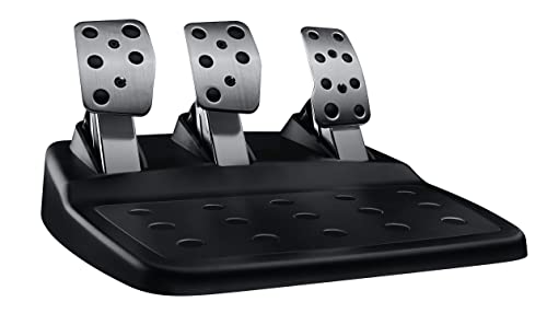 Buy now Logitech Driving Force G920 Steering Wheel and Pedals, 941-000123 (Steering Wheel and Pedals f/PC and Xbox One) (Renewed) at indiglob india