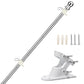 Buy now 6 FT Flag Pole Kit,Stainless Steel Heavy Duty Flagpole and White Flagpole Mounting Bracket Rustproof for Outdoor Garden Roof Walls Yard Truck at indiglob india