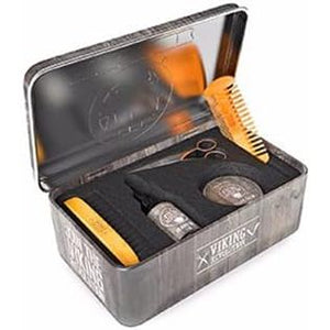 Viking Revolution - Ultimate Beard Kit - Beard Grooming Kit with Beard Brush, Beard Comb, Beard Balm, Beard Oil, Beard & Moustache Scissors - Gifts for Men