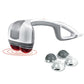 Buy now Homedics Back Massager - Heated Automatic Percussion Back, Body and Neck Massager with Dual Pivoting Heads, Interchangeable Nodes, for Shoulders, Legs and Feet, White at indiglob india