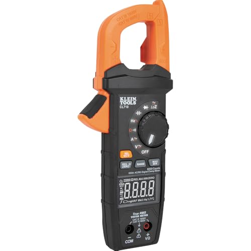 Buy now Klein Tools CL710 Digital Clamp Meter, Auto Ranging TRMS, AC/DC Volt/Current, LoZ, Continuity, Frequency, Capacitance, NCVT, More 1000V at indiglob india