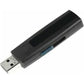 V7 2GB USB 2.0 Flash Drive with Retractable USB Connector - VF22GAR-3N, Black