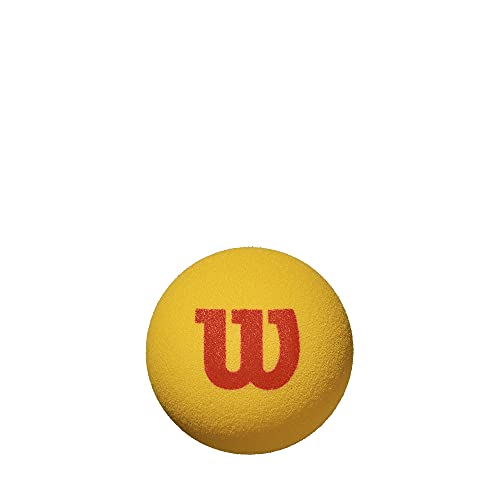 Buy now Wilson Starter Foam Tennis Balls, Yellow/Red at indiglob india