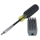 Buy now Klein Tools 32510 Magnetic Multibit Screwdriver with Sturdy Torx, Hex, Spanner, Tri-Wing, Torq and Nut Tamperproof Bits and Storage Block at indiglob india
