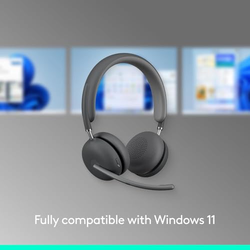 Buy now Logitech Zone 950 Premium Noise Canceling Headset with Hybrid ANC, Bluetooth, USB-C, USB-A, Certified for Zoom, Google Meet, Google Voice, and Fast Pair - Graphite at indiglob india