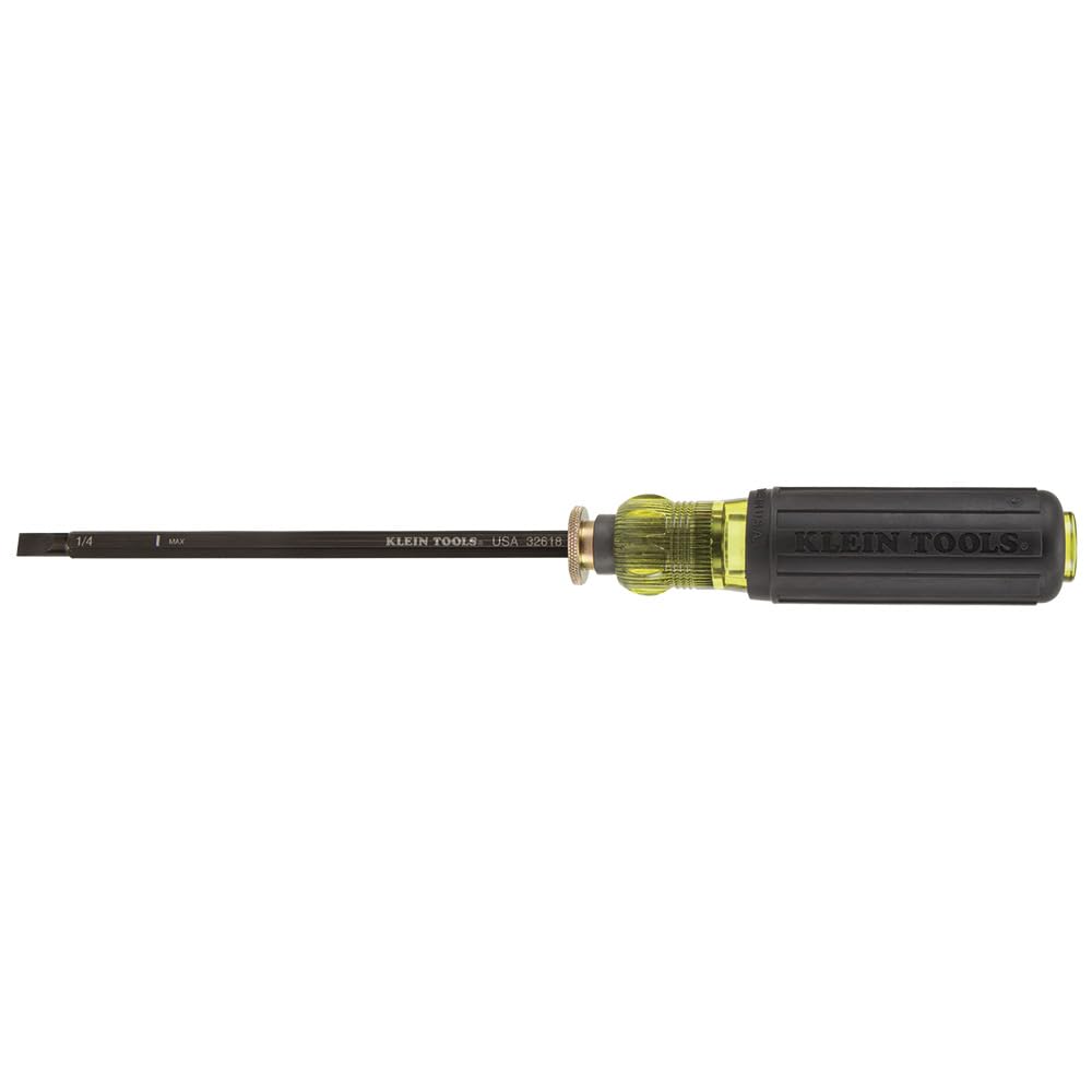 Buy now Klein Tools 32751 Screwdriver with Adjustable Length 4 to 8-Inch, Made in USA, #2 Phillips Tip and 1/4-Inch Slotted Tip at indiglob india