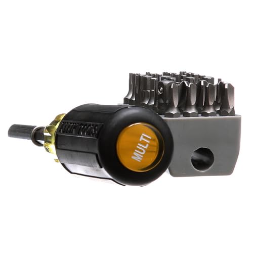 Buy now Klein Tools 32510 Magnetic Multibit Screwdriver with Sturdy Torx, Hex, Spanner, Tri-Wing, Torq and Nut Tamperproof Bits and Storage Block at indiglob india